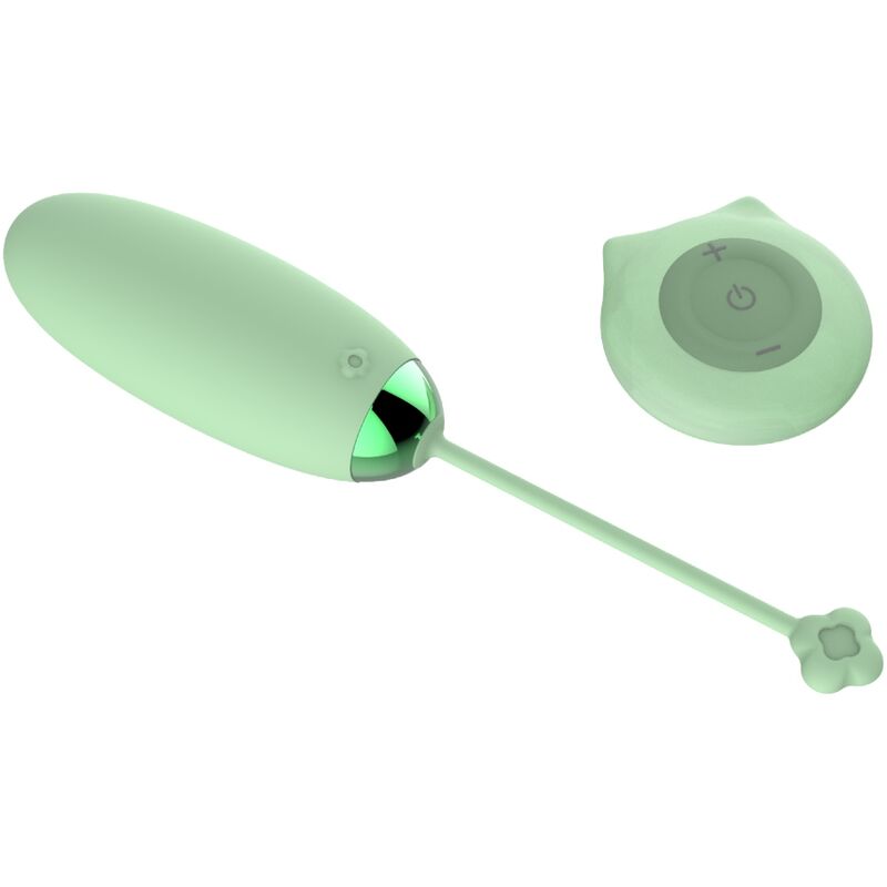 ARMONY - KITTY FUN ŒUF VIBRANT TÉLÉCOMMANDÉ 10 VIBRATIONS VERT