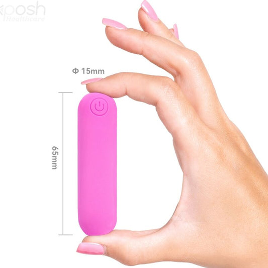ARMONY - SPLASH HEHE BULLET VIBRANT EN SILICONE 10 VIBRATIONS 65 X 15 CM ROSE