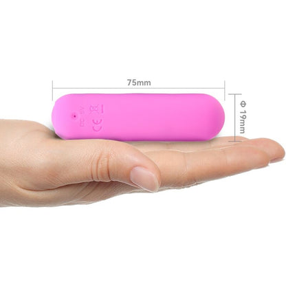 ARMONY - SPLASH HAHA BULLET VIBRANT EN SILICONE 10 VIBRATIONS 75 X 19 CM ROSE