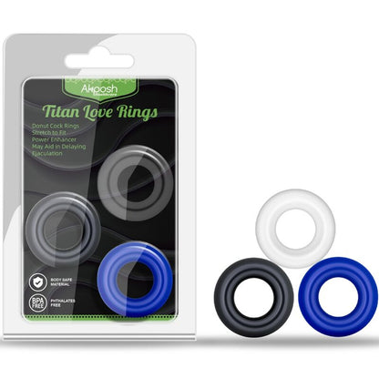 ARMONY - BAGUE DONUT TITAN LOVE PLUSIEURS COULEURS