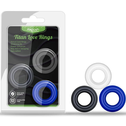 ARMONY - BAGUE DONUT TITAN LOVE PLUSIEURS COULEURS