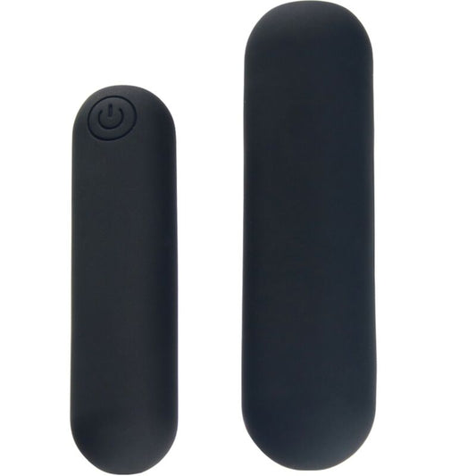 ARMONY - SPLASH HAHA BULLET VIBRANT EN SILICONE 10 VIBRATIONS 75 X 19 CM NOIR