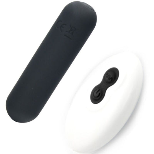 ARMONY - SPLASH JOLINE BULLET VIBRANT EN SILICONE TÉLÉCOMMANDE 10 VIBRATIONS 65 X 15 CM NOIR