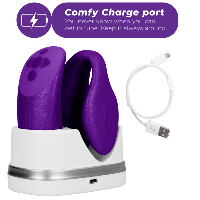 WE-VIBE - CHORUS LILAC VIBRATEUR POUR COUPLES AVEC CONTRÔLE PAR PRESSION