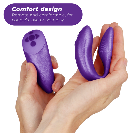 WE-VIBE - CHORUS LILAC VIBRATEUR POUR COUPLES AVEC CONTRÔLE PAR PRESSION