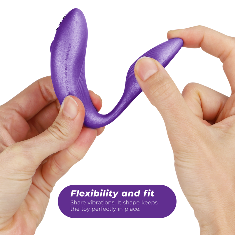WE-VIBE - CHORUS LILAC VIBRATEUR POUR COUPLES AVEC CONTRÔLE PAR PRESSION