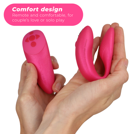 WE-VIBE - CHORUS VIBRATEUR POUR COUPLES AVEC COMMANDE DE PRESSION ROSE