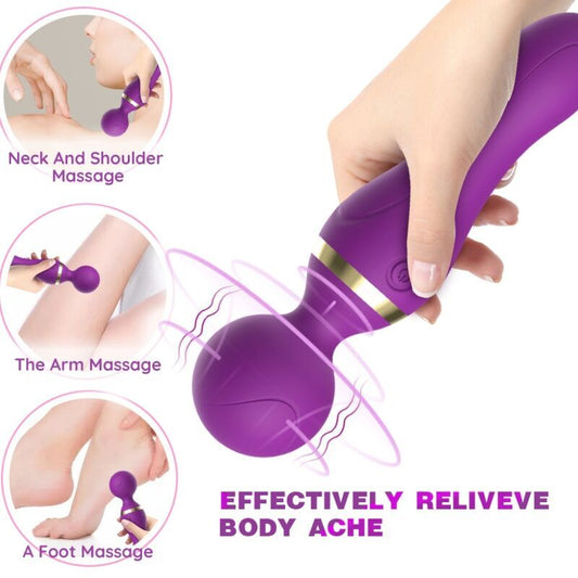 ARMONY - FREEZA MASSEUR &amp; VIBRATEUR TÊTE FLEXIBLE NOIR