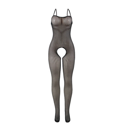 SUBBLIME - 951726 BODYSTOCKING NOIR EN RÉSILLE ÉLASTIQUE SANS FOURCHE TAILLE UNIQUE
