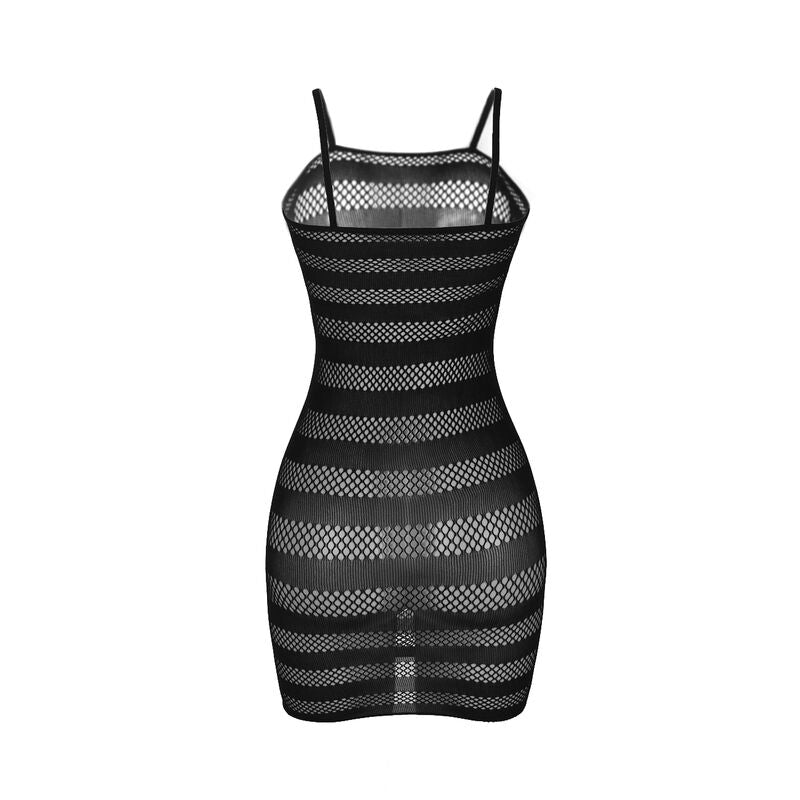 SUBBLIME - 951733 ROBE RÉSEILLE À RAYURES NOIRES TAILLE UNIQUE