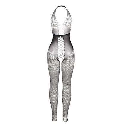 SUBBLIME - 951832 BODYSTOCKING DOS OUVERT ET DÉTAILS CROISÉS NOIR TAILLE UNIQUE