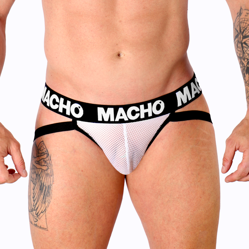 MALE - MX26X1 JOCK GRILL WHITE S