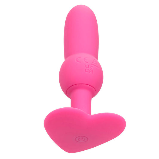 CALEXOTICS - PREMIER PLUG ANAL AVEC PERLES 10 VIBRATIONS ROSE