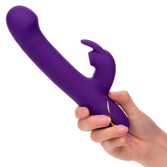 CALEXOTICS - JACK RABBIT VIBRATOR AND STIMULATOR 7 LEVELS OF VIBRATION AND SUCTION BLUE