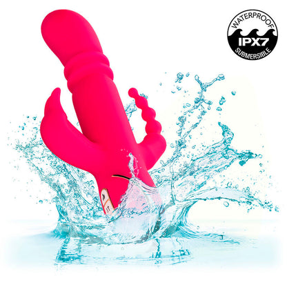 CALEXOTICS - JACK FANTASY TRIPLE HEATABLE VIBRATOR RABBIT PINK