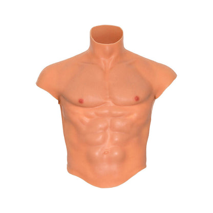 DÉSIR CACHÉ - T-SHIRT ALTER EGO EN SILICONE TORSE HOMME AVEC ABS NATURELS