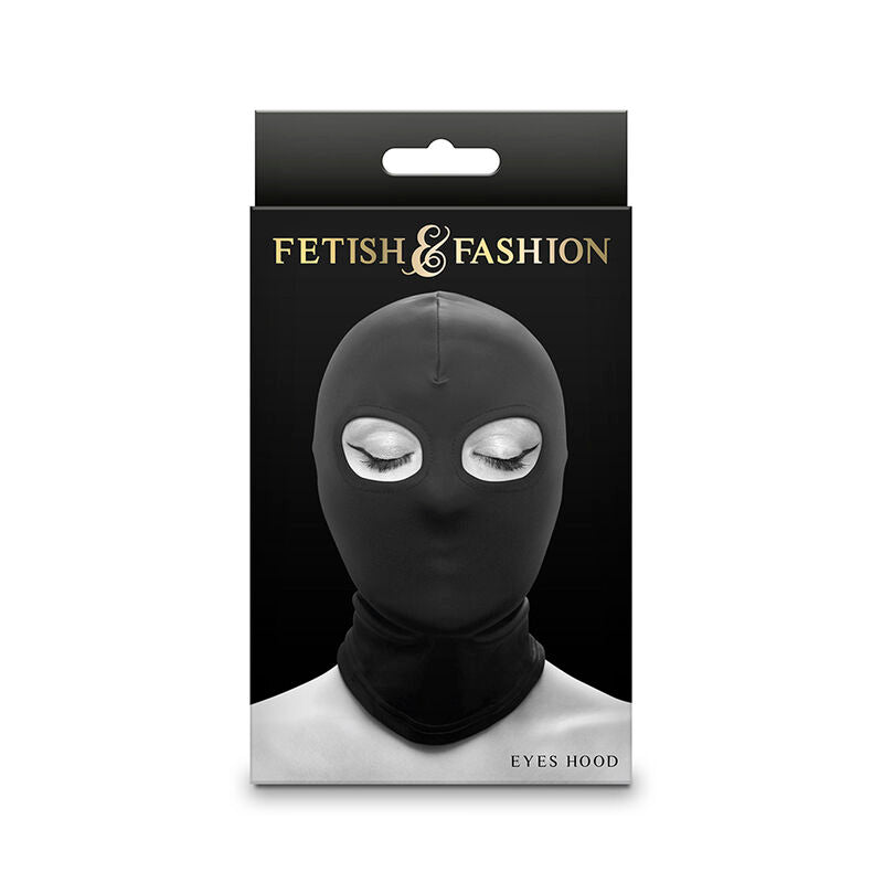 NS NOVELTIES - FETISH &amp; FASHION BLACK NYLON EYE-OPENING BALACLAVA