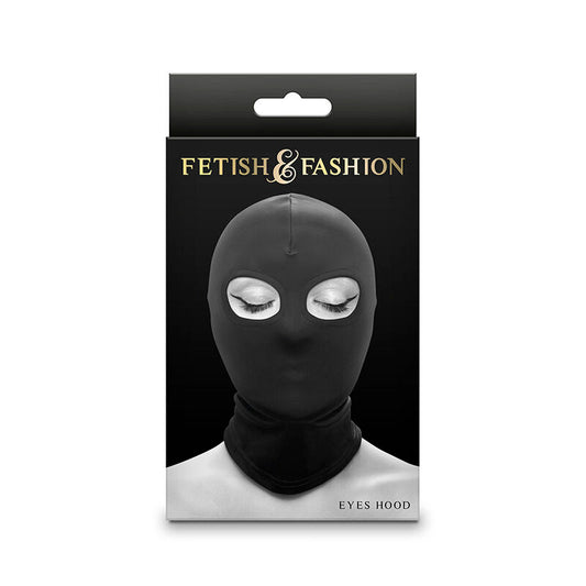 NS NOVELTIES - FETISH &amp; FASHION BLACK NYLON EYE-OPENING BALACLAVA