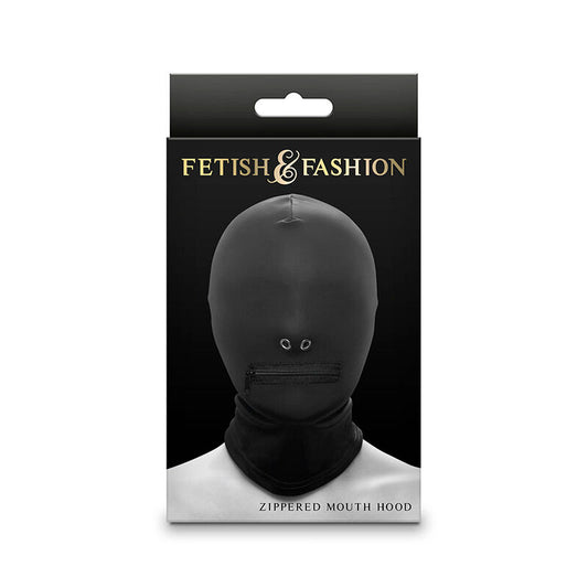 NS NOVELTIES - FETISH &amp; FASHION FULL BALACLAVA WITH BLACK NYLON ZIPPER