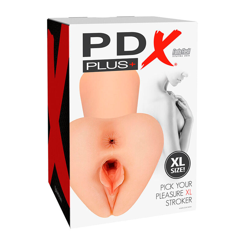 PDX PLUS - PICK YOUR PLEASURE REALISTIC MASTURBATOR XL NATURAL