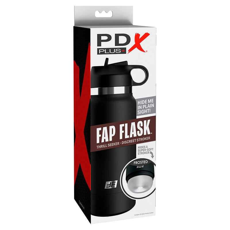 PDX PLUS - FAP FLASK DISCREET TRANSPARENT BOTTLE STIMULATOR MODEL 1
