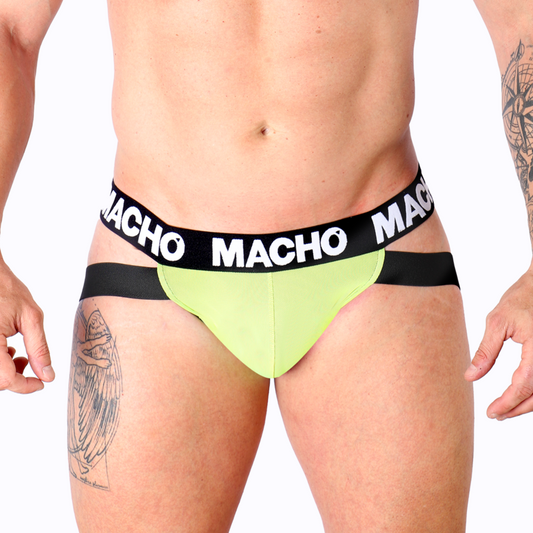 MALE - MX28FA JOCK GREEN FLUOR S