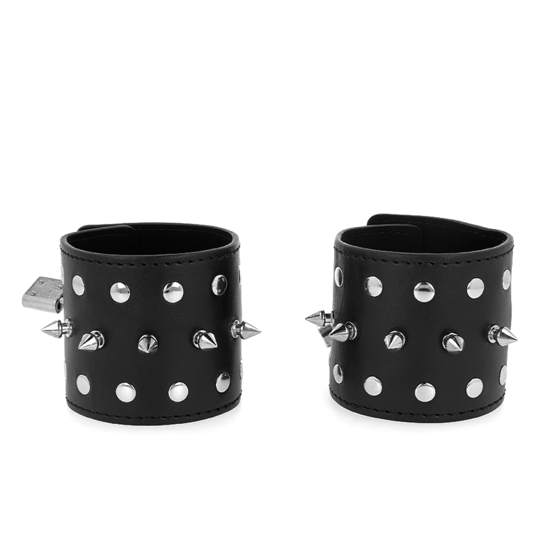KINK - BRACELETS À POINTES STYLE PUNK 25 X 6 CM