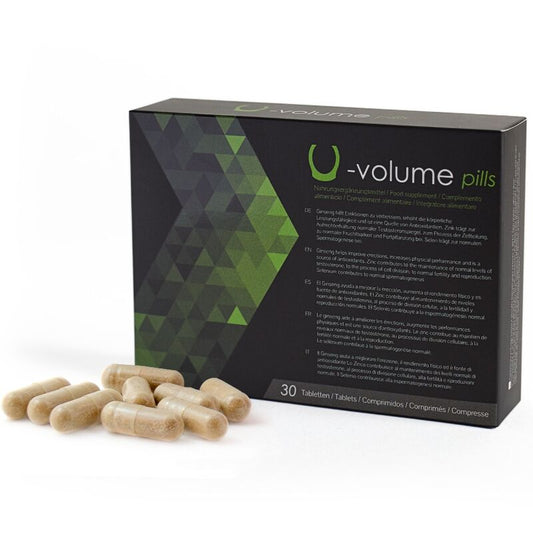 500 COSMETICS - U-VOLUME AUGMENTATION DE LA QUALITÉ ET DE LA QUANTITÉ DU SPERME - 30 CAPSULES