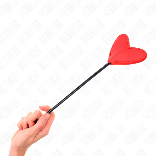KINK - PELLE EN FORME DE CŒUR ROUGE 33 X 10 CM