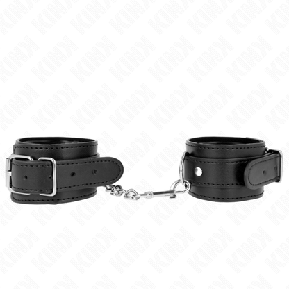 KINK - THIN BLACK WRISTBANDS ADJUSTABLE 21-33 CM