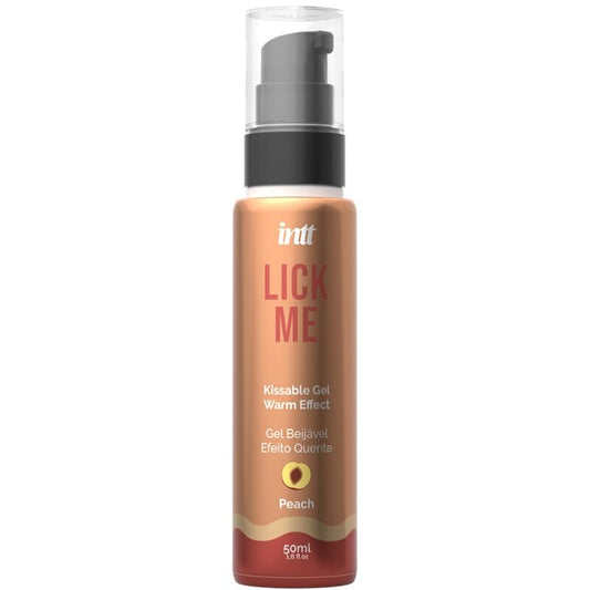 INTT - GEL COMESTIBLE LICK ME SAVEUR PÊCHE EFFET CHAUFFANT