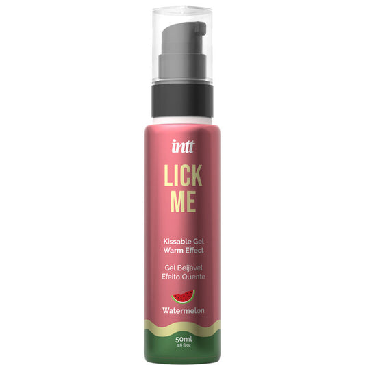 INTT - LICK ME GEL COMESTIBLE SAVEUR PASTÈQUE EFFET CHALEUR