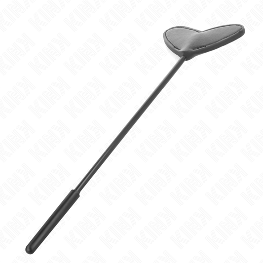 KINK - PELLE NOIRE EN FORME DE CŒUR 33 X 10 CM
