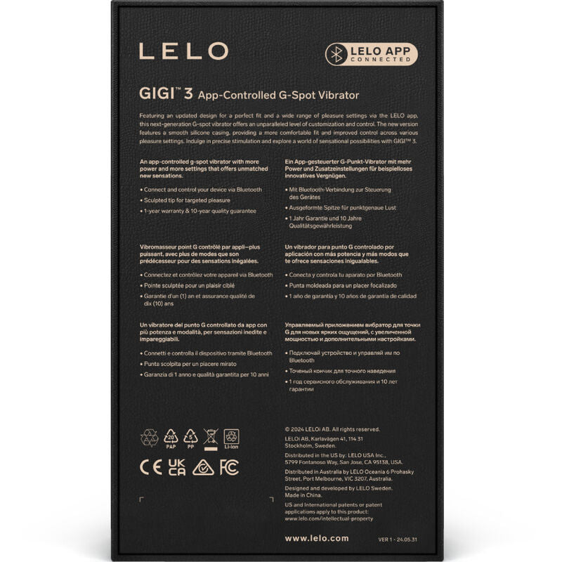 LELO - VIBRATEUR POINT G ROSE GIGI™ 3