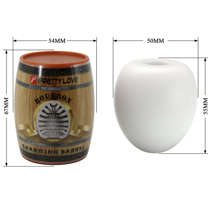 PRETTY LOVE - MASTURBATEUR HOMME WHITE EGG MODÈLE 2