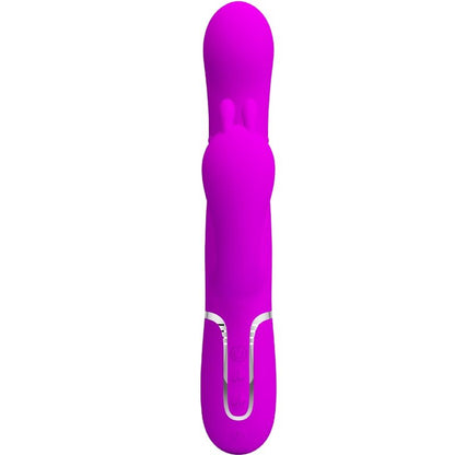 PRETTY LOVE - CAMMY TRIPLE VIBRATEUR MULTIFONCTIONNEL 4 EN 1 ROSE