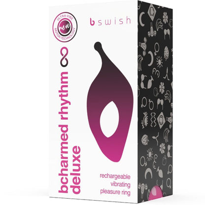 B SWISH - BCHARMED RHYTHM INFINITE DELUXE ANNEAU PÉNITENTIAIRE 15 VIBRATIONS NOIR