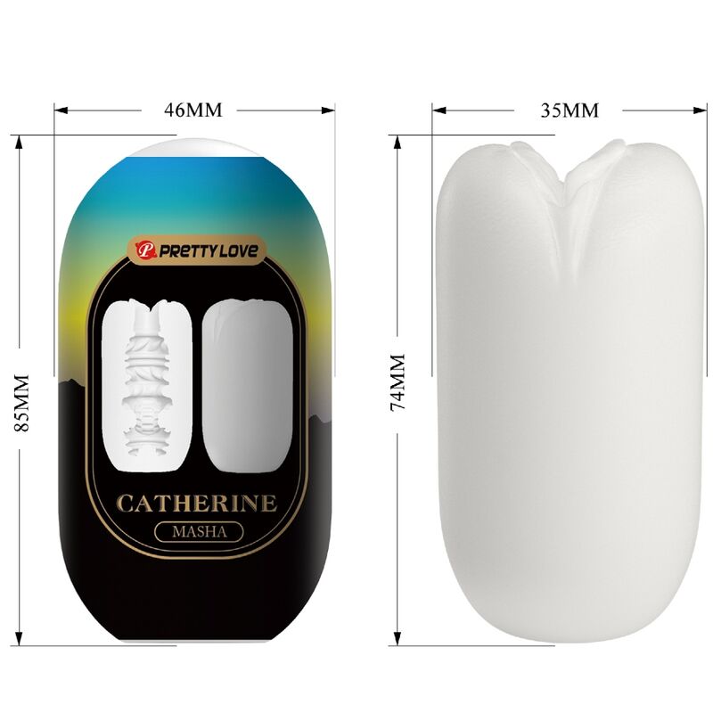 PRETTY LOVE - MASTURBATEUR POUR HOMME MASHA WHITE