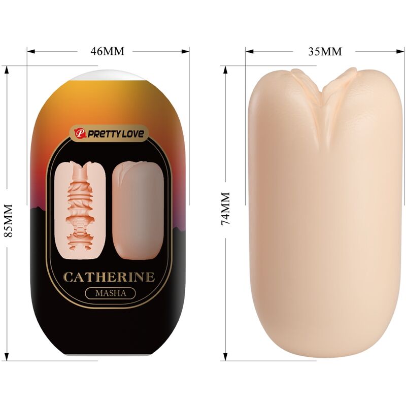 PRETTY LOVE - MASTURBATEUR MASCULIN NATUREL MASHA