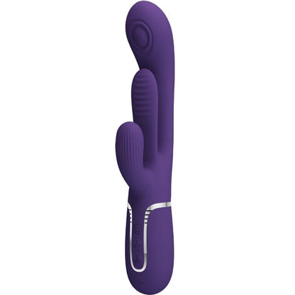 PRETTY LOVE - SHANIA TRIPLE VIBRATEUR LAPIN MULTIFONCTION VIOLET