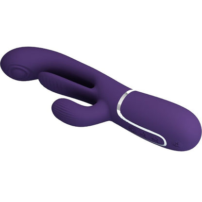 PRETTY LOVE - SHANIA TRIPLE VIBRATEUR LAPIN MULTIFONCTION VIOLET