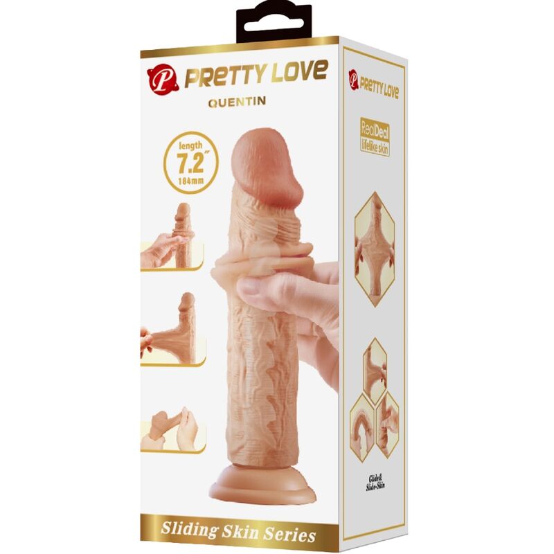 PRETTY LOVE - GODE RÉALISTE QUENTIN 18 CM NATUREL