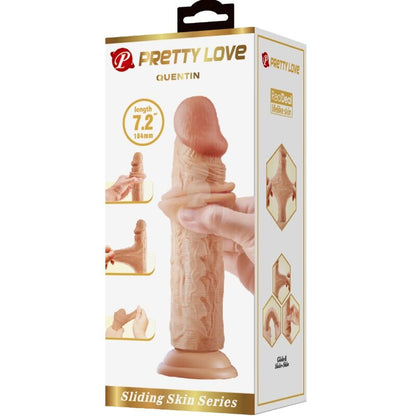 PRETTY LOVE - GODE RÉALISTE QUENTIN 18 CM NATUREL
