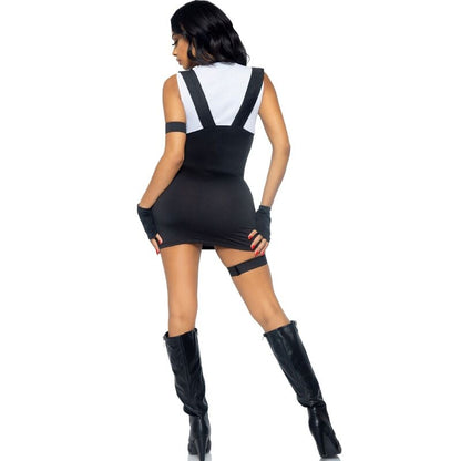LEG AVENUE - COSTUME OFFICIEL NOIR SEXY SWAT M/L