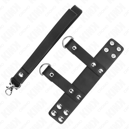 KINK - ANNEAU PÉNIS AVEC SANGLE RÉGLABLE EN CUIR