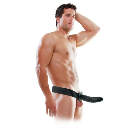 SÉRIE FETISH FANTASY - HARNAIS CREUX 19 CM NOIR