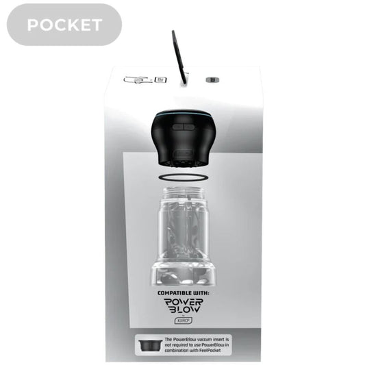 KIIROO - FEEL POCKET STROKER CRYSTAL PAR KIIROO TRANSPARENT