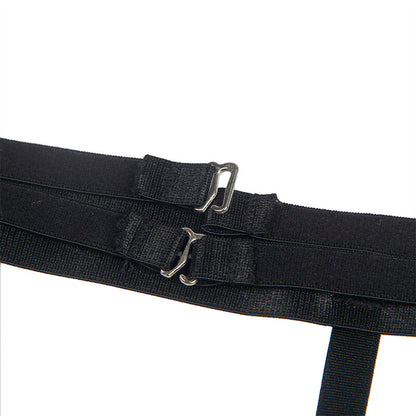 SUBBLIME - 954147 BLACK GARTER BODYSUIT S/M