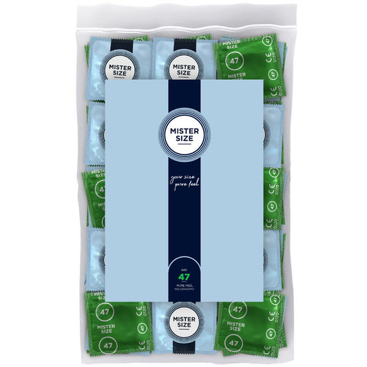 MISTER SIZE - PRÉSERVATIFS TAILLE XS 47 MM (100 UNITÉS)