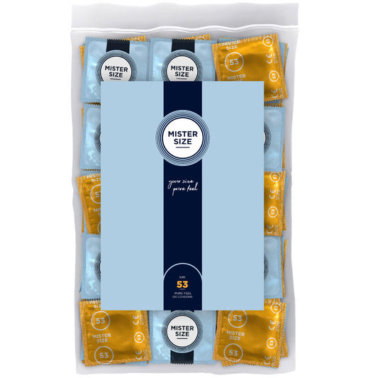 MISTER SIZE - PRÉSERVATIFS TAILLE M 53 MM (100 UNITÉS)